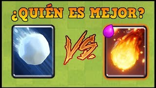 BOLA de NIEVE vs BOLA de FUEGO - CLASH ROYALE - 1 vs 1 - Duelo