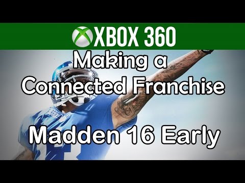 Join my Connected Franchise League!! Madden 16 Xbox 360