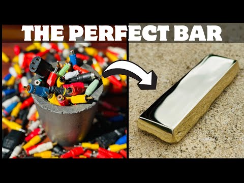 Perfect Mirrored Bar  - Plug Perfection - Trash To Treasure - ASMR Metal Melting -Steel Copper Alloy