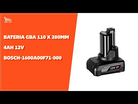 Bateria GBA 12V 4Ah 110 X 280mm  - Video