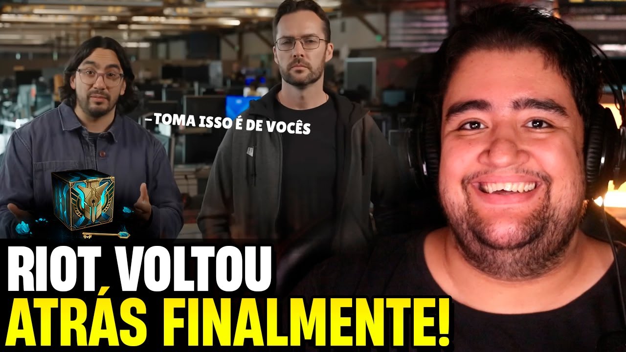 VENCEMOS! RIOT VAI DEVOLVER AS CAIXAS HEXTECH E MUITO MAIS!