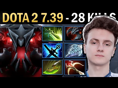 Shadow Fiend Gameplay Miracle with 28 Kills and Euls - Dota 2 7.39
