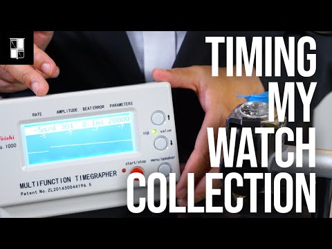 Putting My Watch Collection on the Timegrapher (ROLEX, OMEGA, GRUEN)