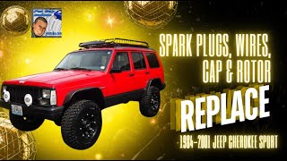 1984-2001 Jeep Cherokee Spark Plugs, Wires, Cap & Rotor Step-by-Step