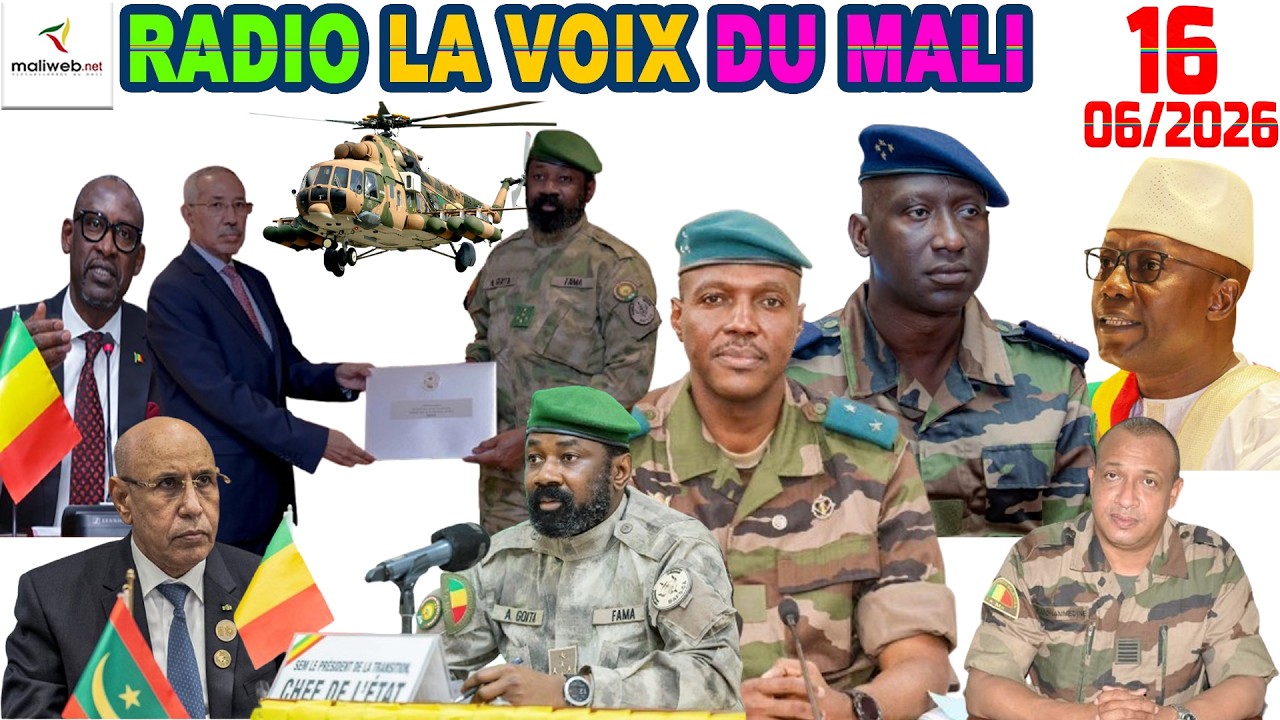 La Revue de Presse de la RADIO LA VOIX DU MALI du 16 Juin 2026