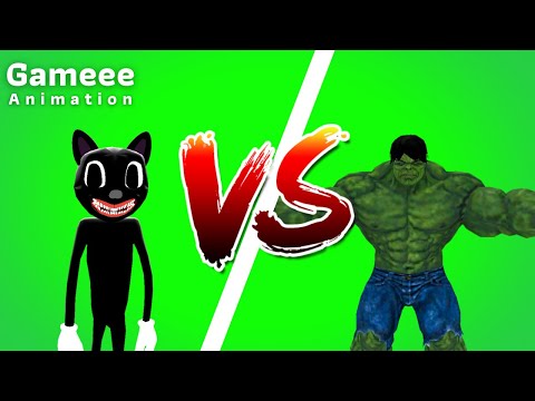 Cartoon Cat vs Hulk