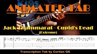 Cupid&#39;s Dead - Extreme - cover by Jack Thammarat - ANIMATED TAB