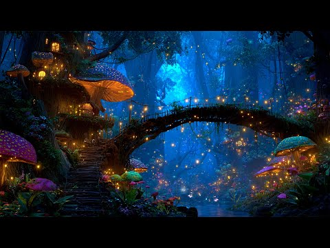 Moonlit Fairy Treehouses: ASMR Ambience Forest & Magical Music for a Peaceful Soul Every Day 🌙