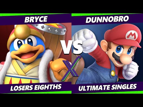 S@X 417 Losers Top 8 - Bryce (DeDeDe) Vs. Dunnobro (Mario) Smash Ultimate - SSB