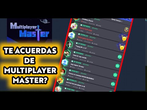 MULTIPLAYER MASTER IS BACK!?  MULTIPLAYER MASTER FOR MINECRAFT PE 2020