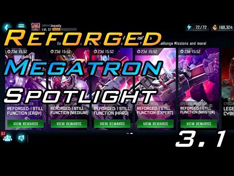 Reforged Megatron Spotlight - Master 3.1 - Transformers: Forged to Fight