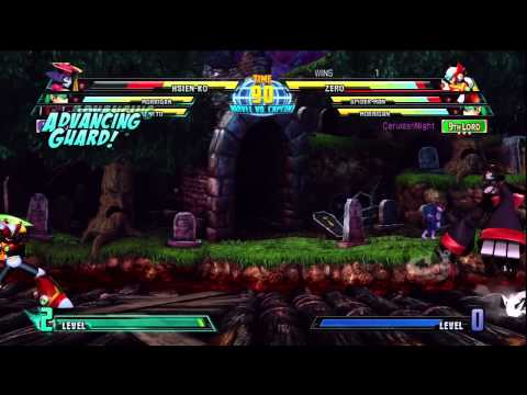 Marvel vs Capcom 3 (PS3) -- Non-Ranked Matches 74 - Customized Music
