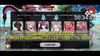 【FGO攻略】90++典位級を1分0秒 ハンティングクエスト マハーナーガ・ハント