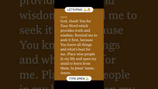 LET&#39;S PRAY 🙏🔥 2gether #faithfulwords #dailyprayer #prayersfortheworld #todaysprayer