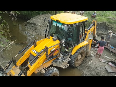 JCB Working For New Bridge Construction - JCB Dozer Working Video - Part 7
