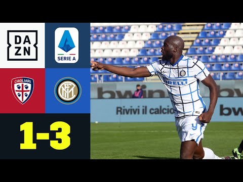 Lukaku schießt Inter auf Rang zwei: Cagliari - Inter Mailand 1:3 | Serie A | DAZN Highlights