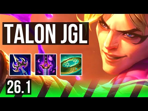 TALON vs EKKO (JGL) | 61K damage, Phase Rush | EUW Master | 26.1
