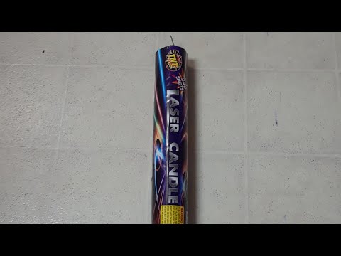 Laser Candle by TNT. 240 shot.