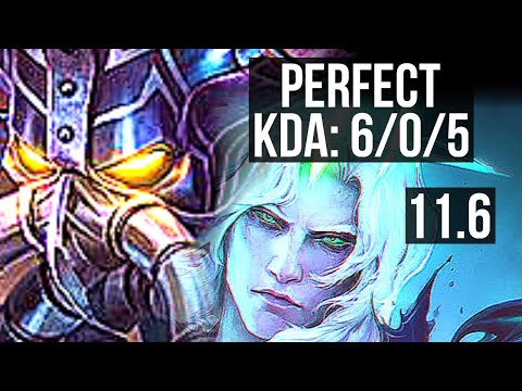 KASSADIN vs VIEGO (MID) | 6/0/5, 1500+ games, 1.6M mastery, Dominating | KR Grandmaster | v11.6