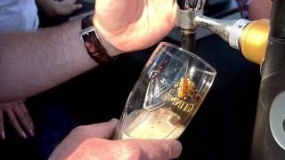 Guinness and Ripple puts your face in beer foam at McCall's Motorworks Revival Monterey Jet Center