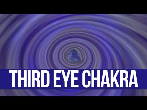 Chakra 6 - Ajna, Brow, The Third Eye Chakra, Violet Visualization (Meditation,Yoga, Music)