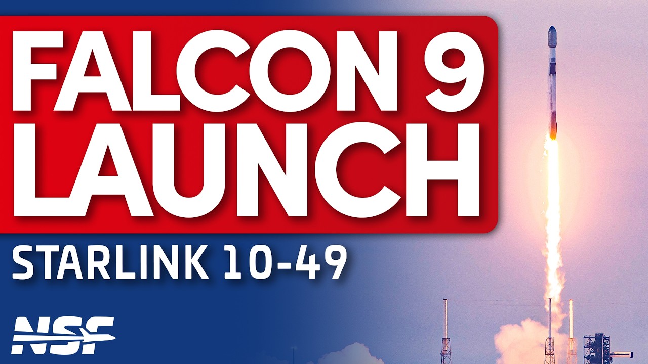 SpaceX Launches Falcon 9 Starlink 10-49