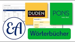 16 | Grammatik Vorkurs | Deutsche Wörterbücher online | Duden und Pons