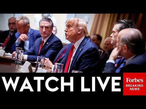 WATCH LIVE: President Trump Holds A Cabinet Meeting After Sending 'Massive Armada' Towards Iran