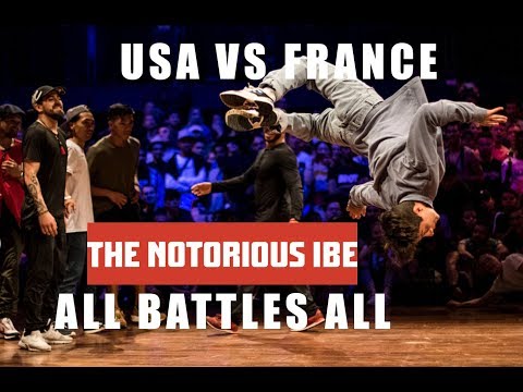 TEAM USA VS TEAM FRANCE |  ALL BATTLES ALL 2018 | THE NOTORIOUS IBE 2018