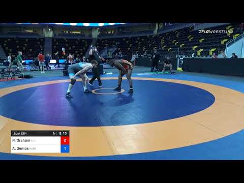 92 Kg Consolation - Rodsean Graham, Illinois Vs Andrew Demos, Nebraska Golden Eagles Wrestling Clu