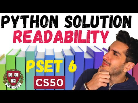 PROBLEM SET 6: READABILITY | SOLUTION (CS50)