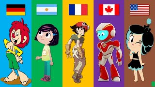 Cartoons From Different Countries | Pt.96