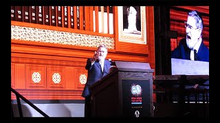 נאום המרכזי של הרב סאקס בארוחת הגאלה ליום הולדתו ה-80 של הרב אדין שטיינזלץ