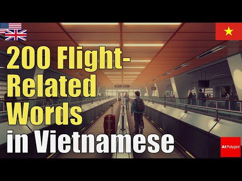 200 Flight-Related Words in Vietnamese | Natural Listening | Must-Know
