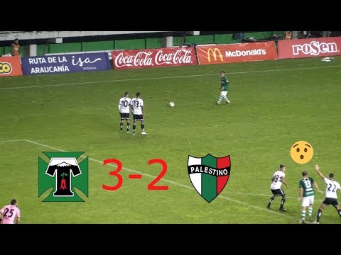 PARTIDO / Deportes Temuco VS Palestino (3-2) Goles - jugadas German Becker 2018 / 6 Fecha.