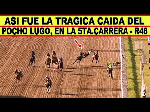ASI FUE LA TRAGICA CAIDA DEL, POCHO LUGO, EN LA 5TA CARRERA 🟢 #reunion48 #larinconada 🍀 #14dic