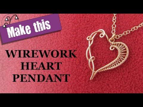 Wirework Heart Pendant