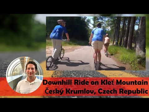 Downhill Ride from Kleť Mountain on Kickbike "Scooters" | Český Krumlov, Czech Republic