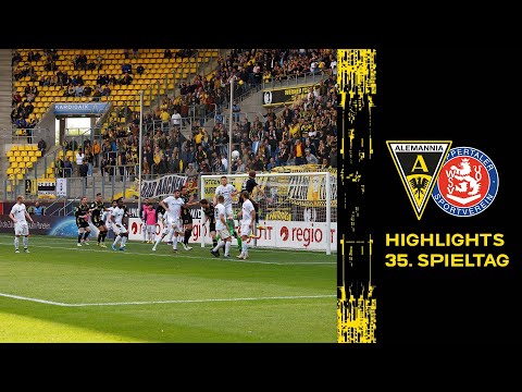 Highlights 35. Spieltag  Saison 2021/22: Alemannia Aachen - Wuppertaler SV