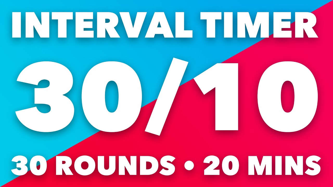 1 Minute Interval Timer With 30 Second Rest Interval Timer Videos