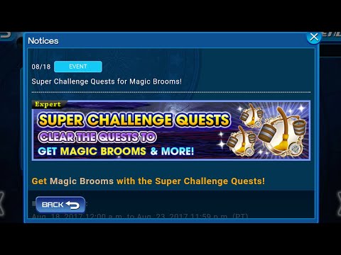 KHUx F2P - One-turning the Magic Brooms Super Challenge Quests (Power & Speed)