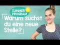 Sommerprogramm 22 Warum Suchst Du Eine Neue Stelle B1 B2