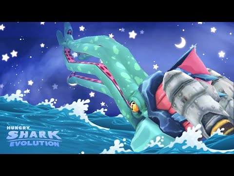 KRAKEN LIVE CONTEST - Most stars eaten | Hungry Shark Evolution