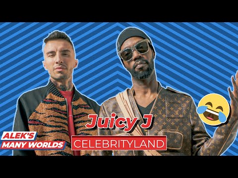 I taught Juicy J how to VAPE in an airplane!!!🤣 - #Celebrityland #AleksManyWorlds (2021)