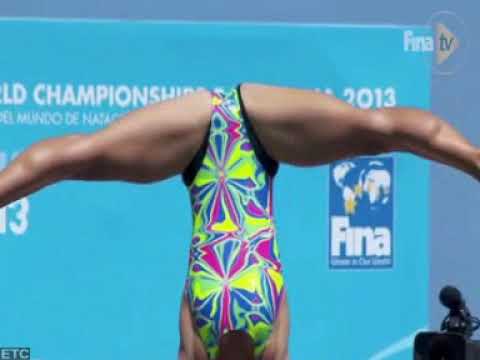 Anna Bader's amazing handstand and dive