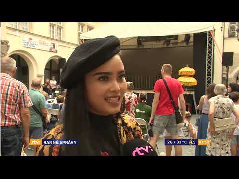 Indonesian Day in Bratislava reported by Slovak National TV | RTVS Monday 26.08.2019 0730