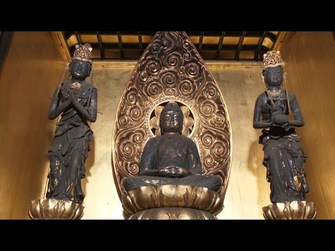 仏像シリーズ18　加納院・木造阿弥陀如来及び両脇侍像