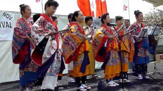 Okinawa Kenjikai @ Cherry Blossom Festival 2011 playing Asadoya Yunta