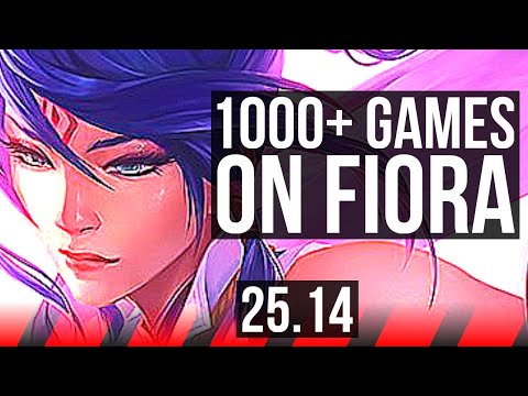 FIORA vs URGOT (TOP) | 1000+ games, 9/3/6 | KR Grandmaster | 25.14