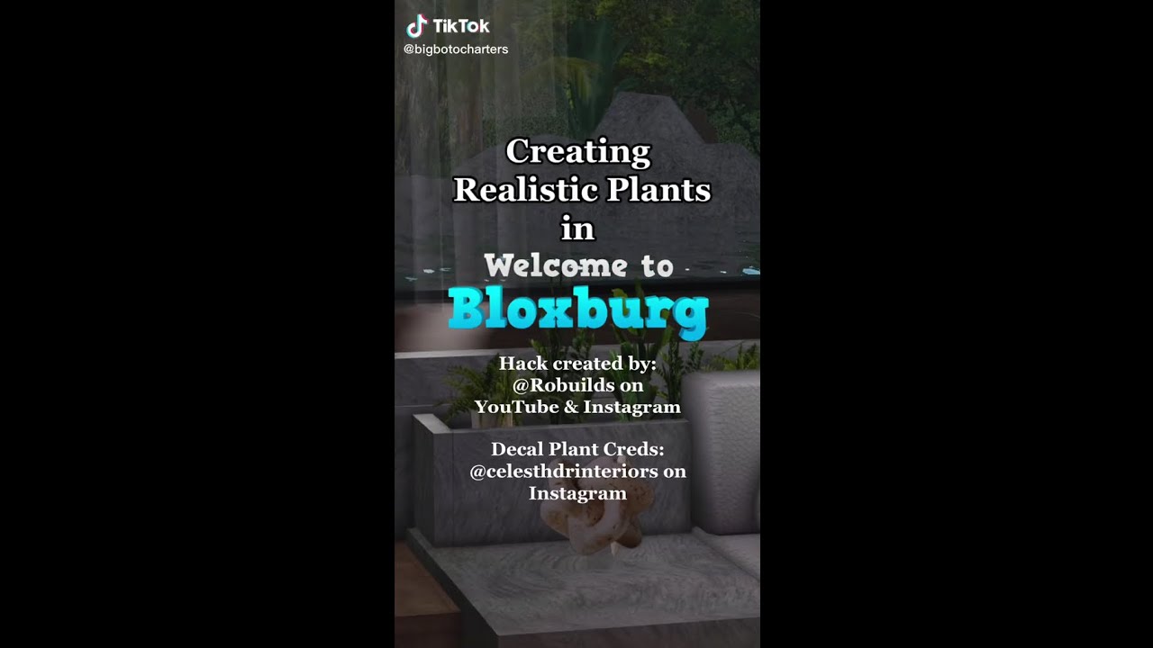 Bloxburg Realistic Plants Tutorial